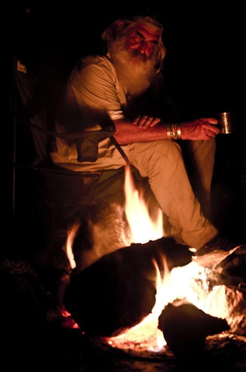 Africa Odssey Expedition 2024 Kingsley Holgate campfire