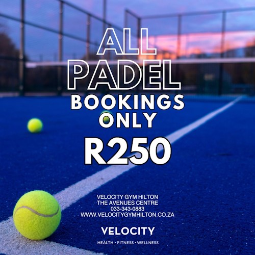 R250 PADEL SPECIAL velocity gym hilton