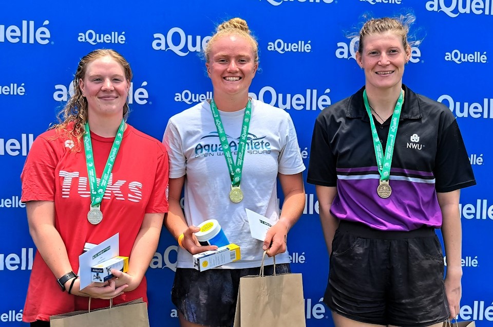 Womens 1.5km winners