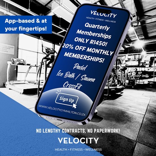 velocity app based gym