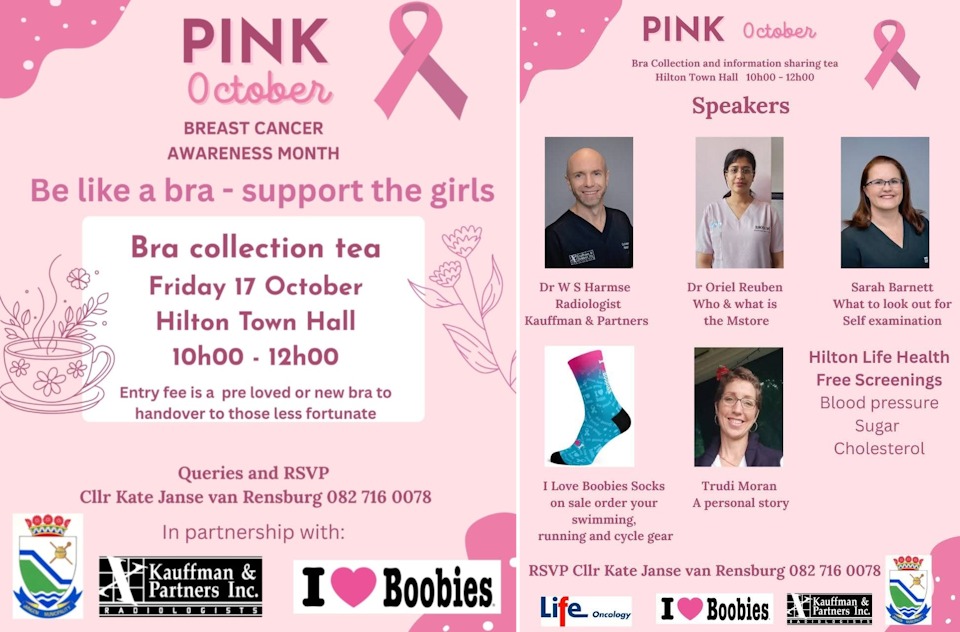 17 oct hilton pink october event