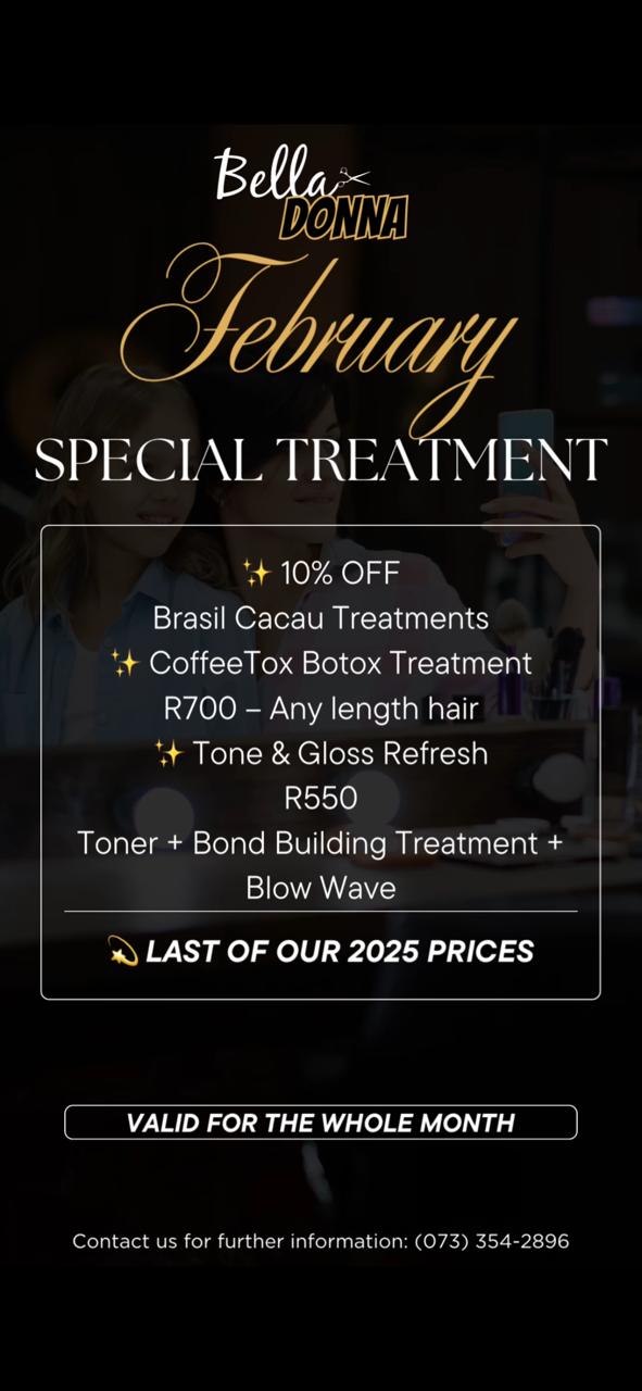 bella donna feb specials