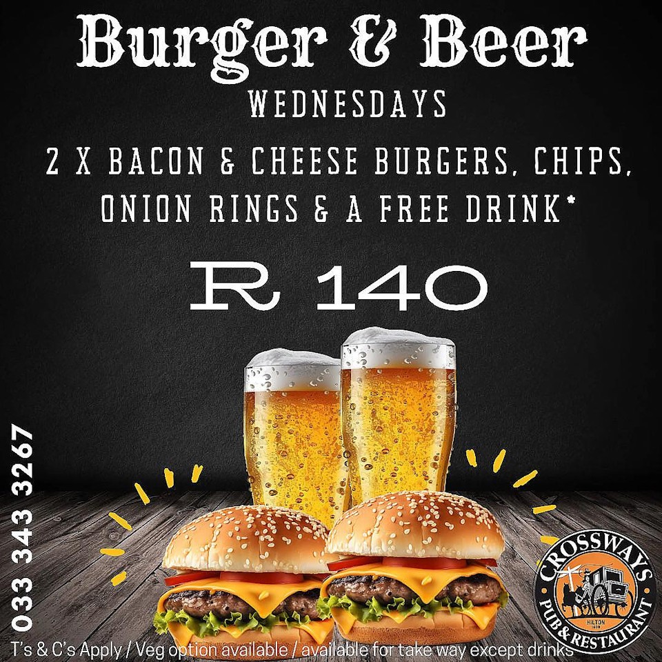 crossways burger wed