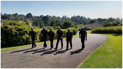 A great bunch of guys always alert and patrolling our streets