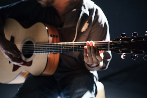 music festival guitarist