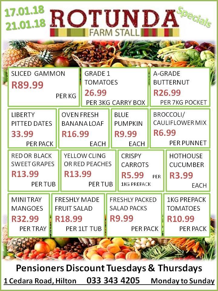 rotunda farm stall specials 17 21 Jan2018