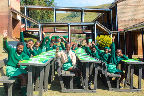 a green desks