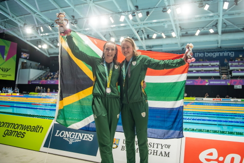 Lara van Niekerk and Tatjana Schoenmaker