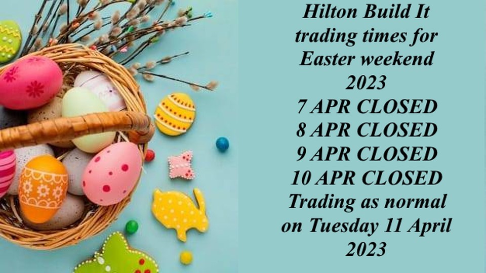 hilton build it trading easter 2023