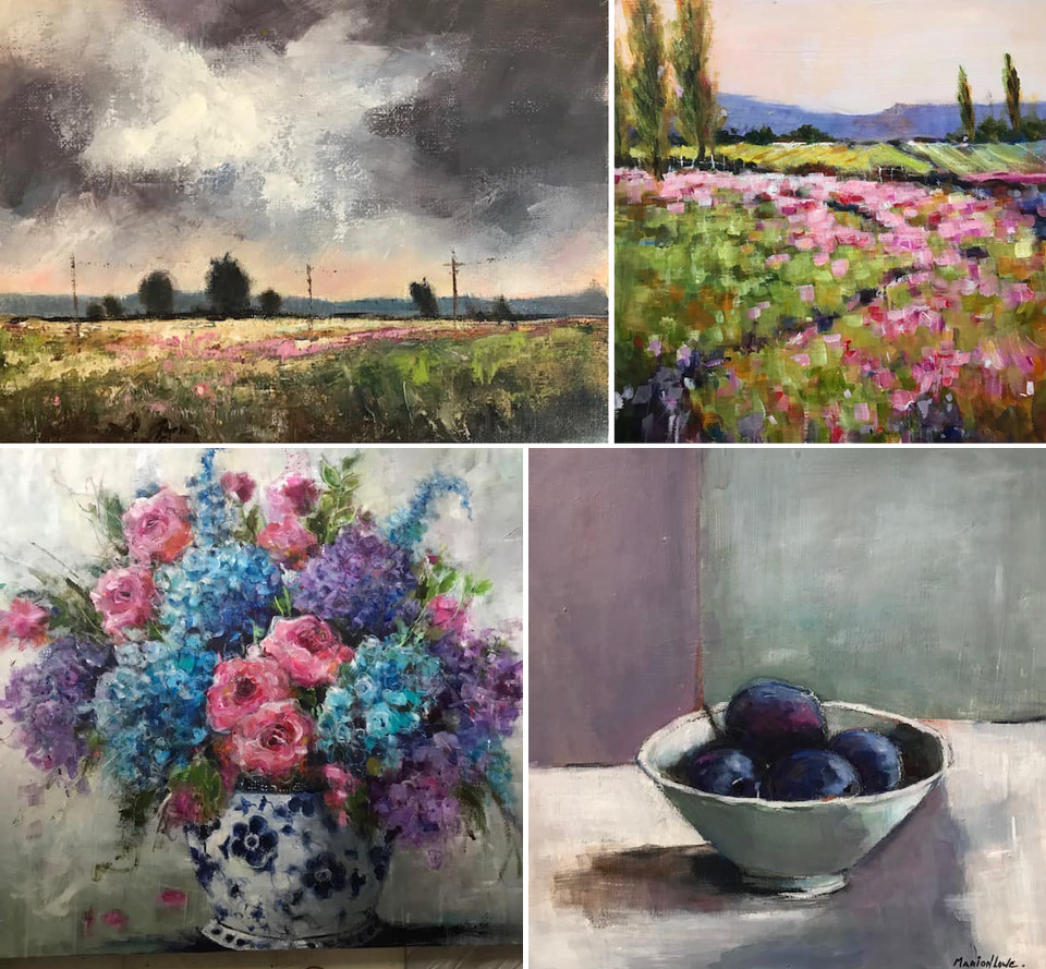 marion lowe art still life landscapes 