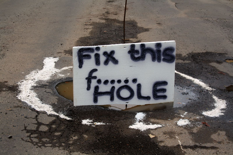 PotholeSign