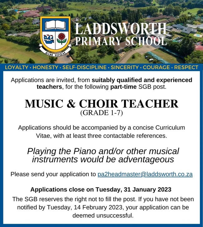 laddsworth music teacher 2023
