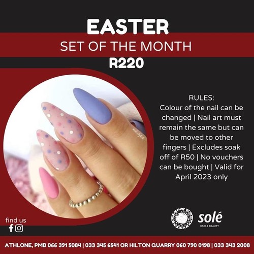 sole easter nail set cover